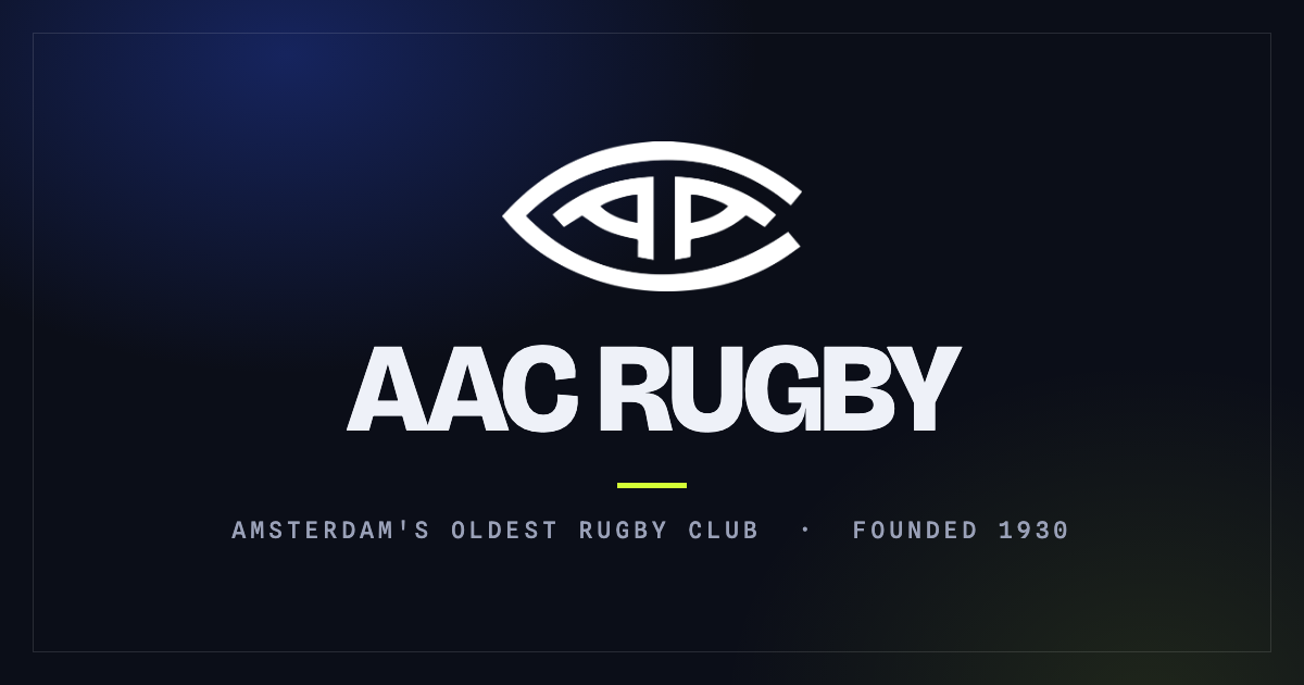 Aag Rugby AAC Rugby · Amsterdam's oldest rugby club